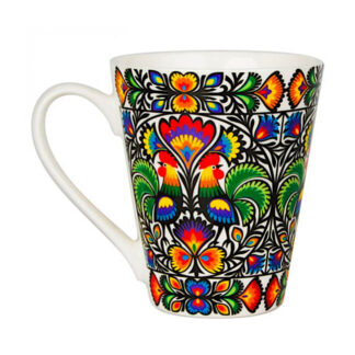 tasse folk zosia coq de Lowicz