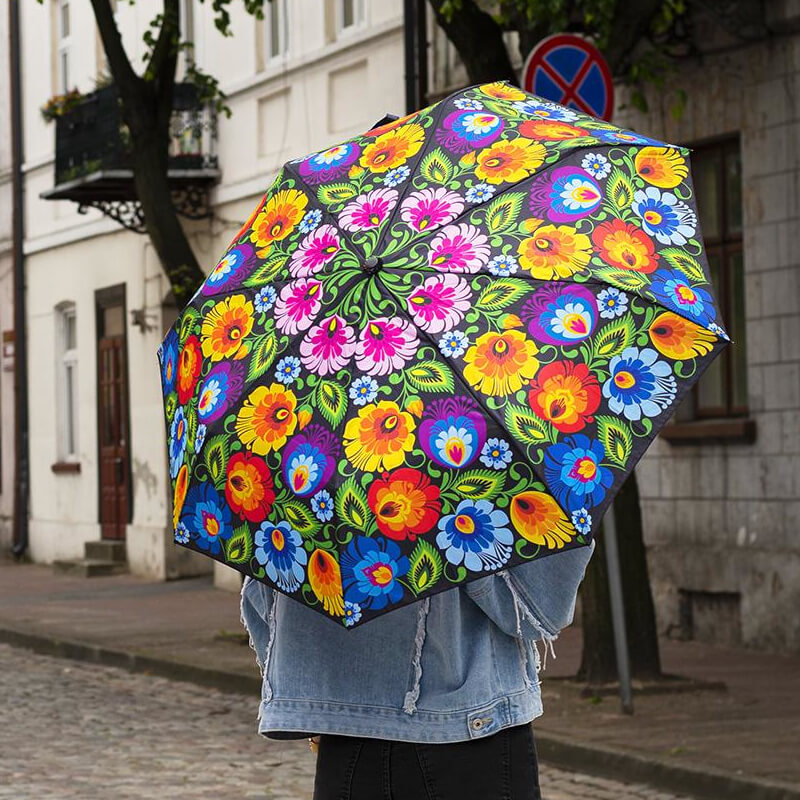 Parapluie pliant folk