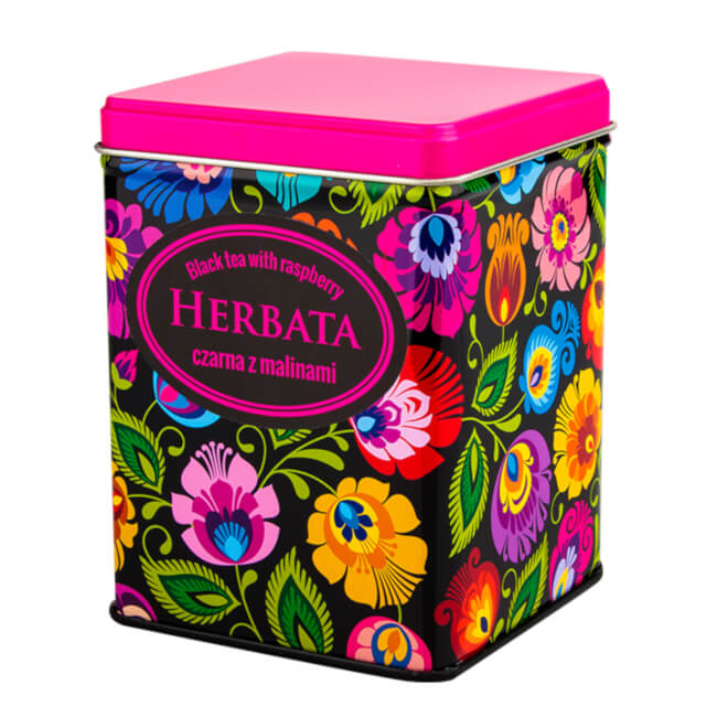 Thé noir aux framboises • Herbata czarna z wiśniami