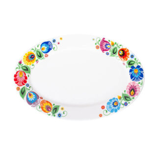 Plat ovale moyen Folk