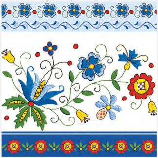 Serviette papier Folk Kaszuby
