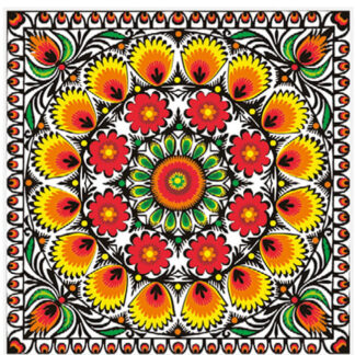 Serviette papier Folk Lowycz