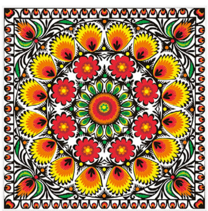 Serviette papier Folk Lowycz
