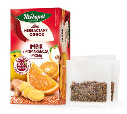 Tisane gingembre, orange, coing Herbapol