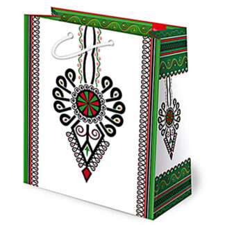 Sac cadeau Pazernica vert