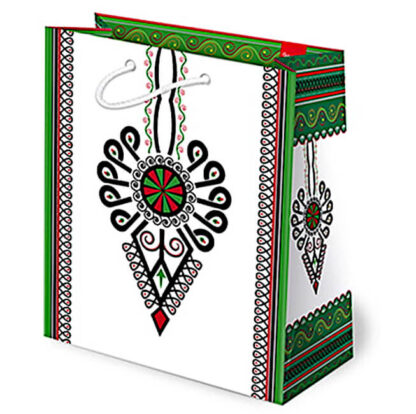 Sac cadeau Pazernica vert