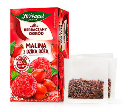 Tisane framboise à la rose sauvage Herbapol