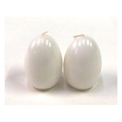 Bougie oeuf blanc