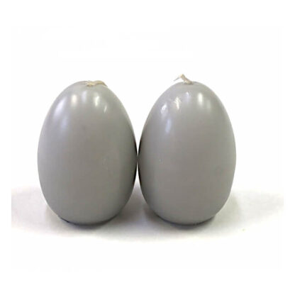 Bougie oeuf gris