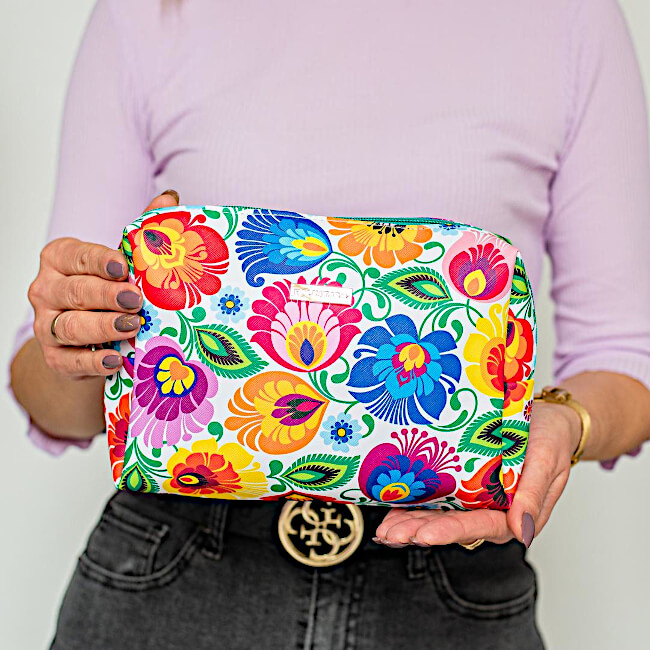 Trousse de toilette Folk (moyenne) • 2 motifs – Image 2
