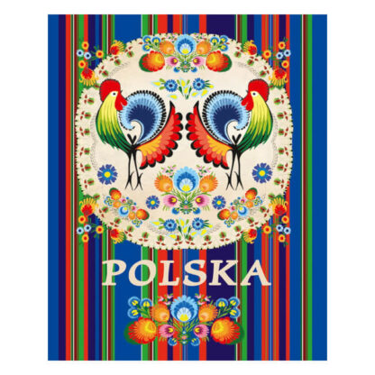 Mini carnet folk motif coq de Lowycz