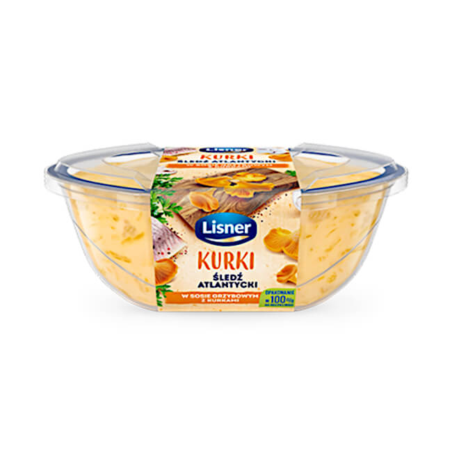 Filet de hareng sauce champignons et girolles Lisner