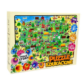 Puzzle éducatif folk polonais