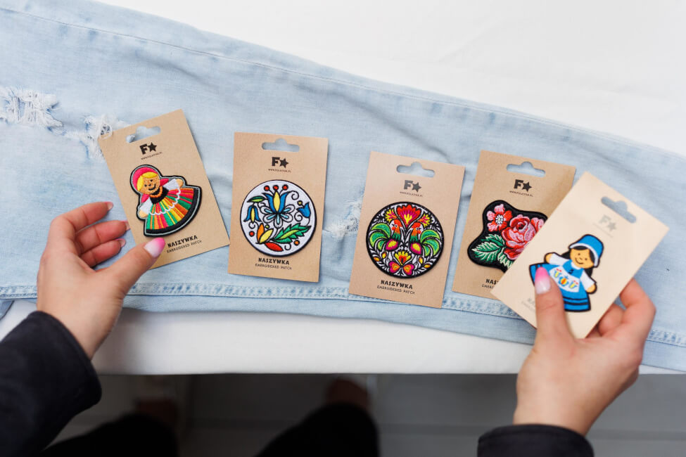 Patchs thermocollants folk polonais