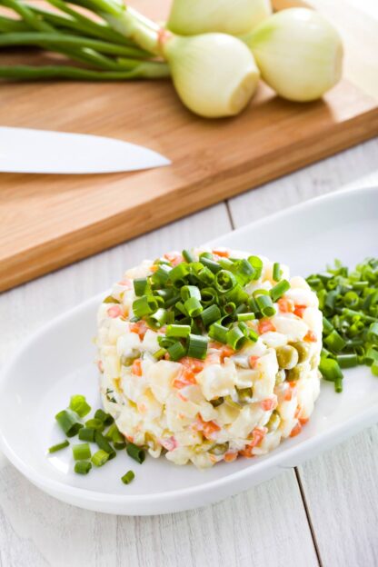 Salade de légumes ciboulette Dega (lot de 4) 250 g • Salatka warzywna ze szczypiorkiem – Image 2