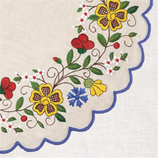 Serviette papier folk Broderie Kociewie