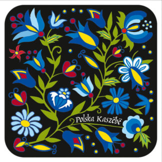 Dessous de verre folk Kaszuby noir