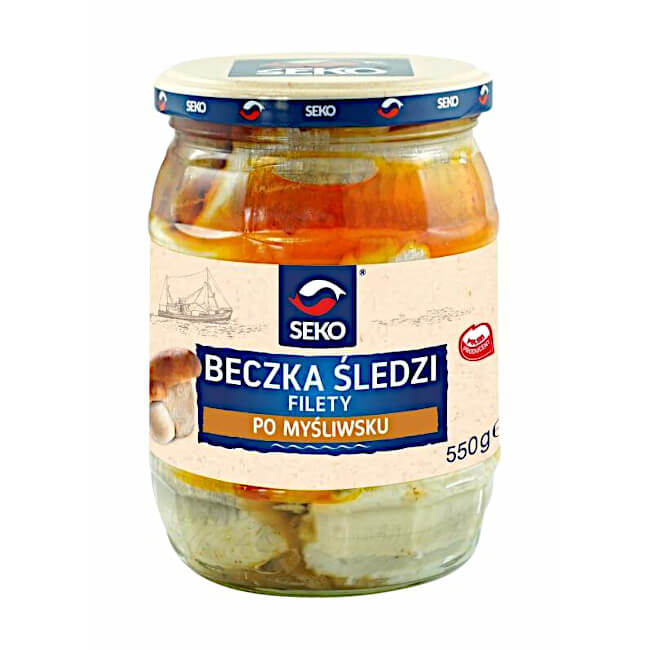 Filets de hareng façon chasseur Seko