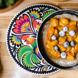 Dessous de plat céramique folk Lowycz coq