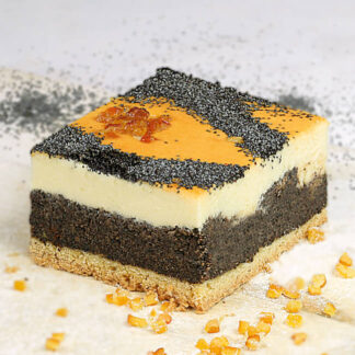Gâteau duo fromage pavot Wojcik
