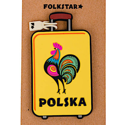 Magnet valise Łowicz coq