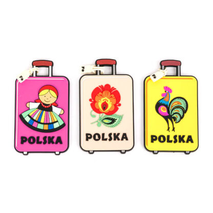 Magnet valise Łowicz 3 motifs