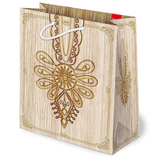 Sac cadeau Pazernica beige boix