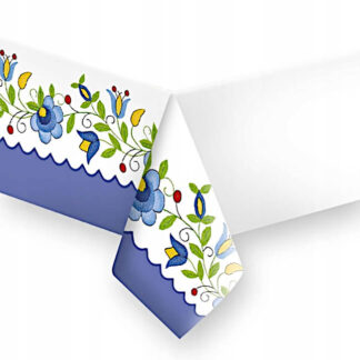Nappe en papier motif folk polonais Kaszuby