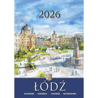 Calendrier aquarelles Łódź B4 2026