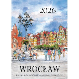 Calendrier aquarelles Wrocław B4 2026