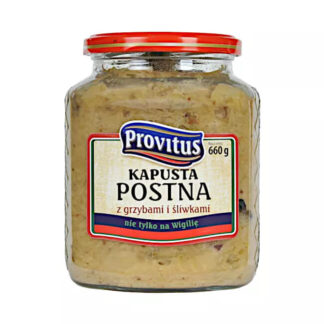 Chou Postna aux champignons et aux prunes Provitus