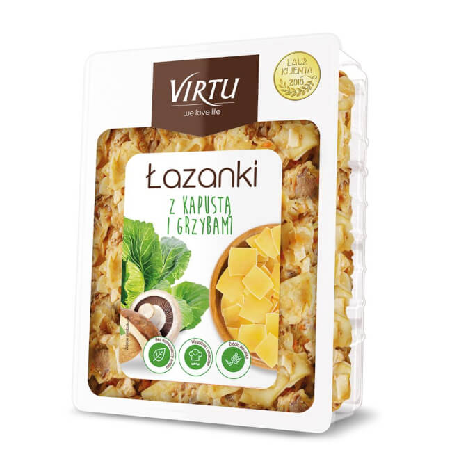Lazanki chou champignon Virtu