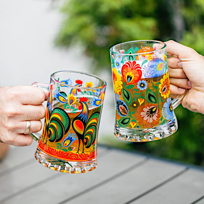 Chope à bière Folk 510 ml • 2 motifs – Image 5